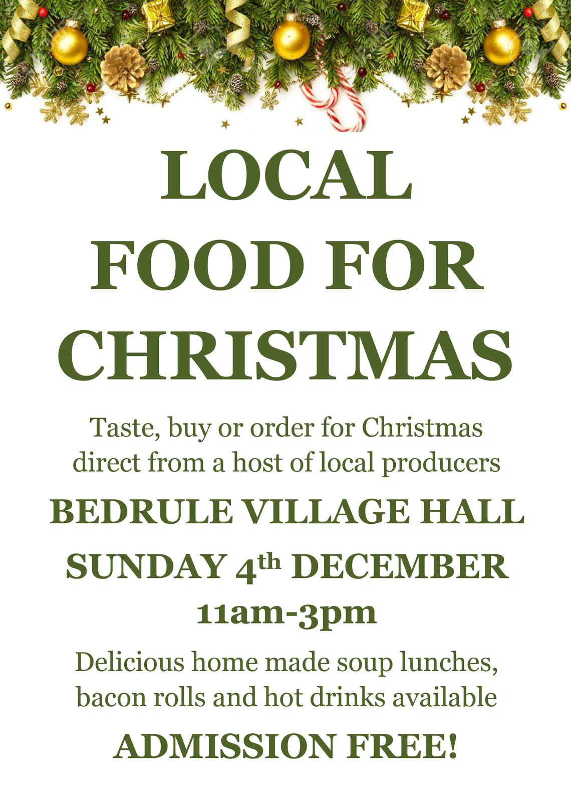 Food fair poster