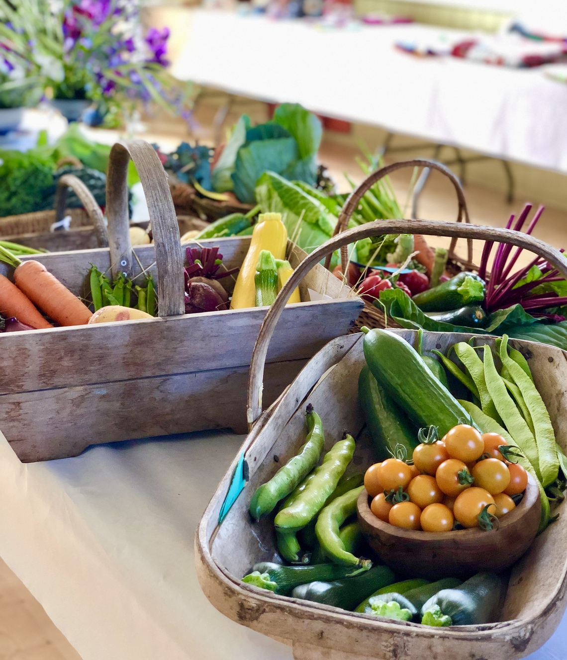 Trugs of veg