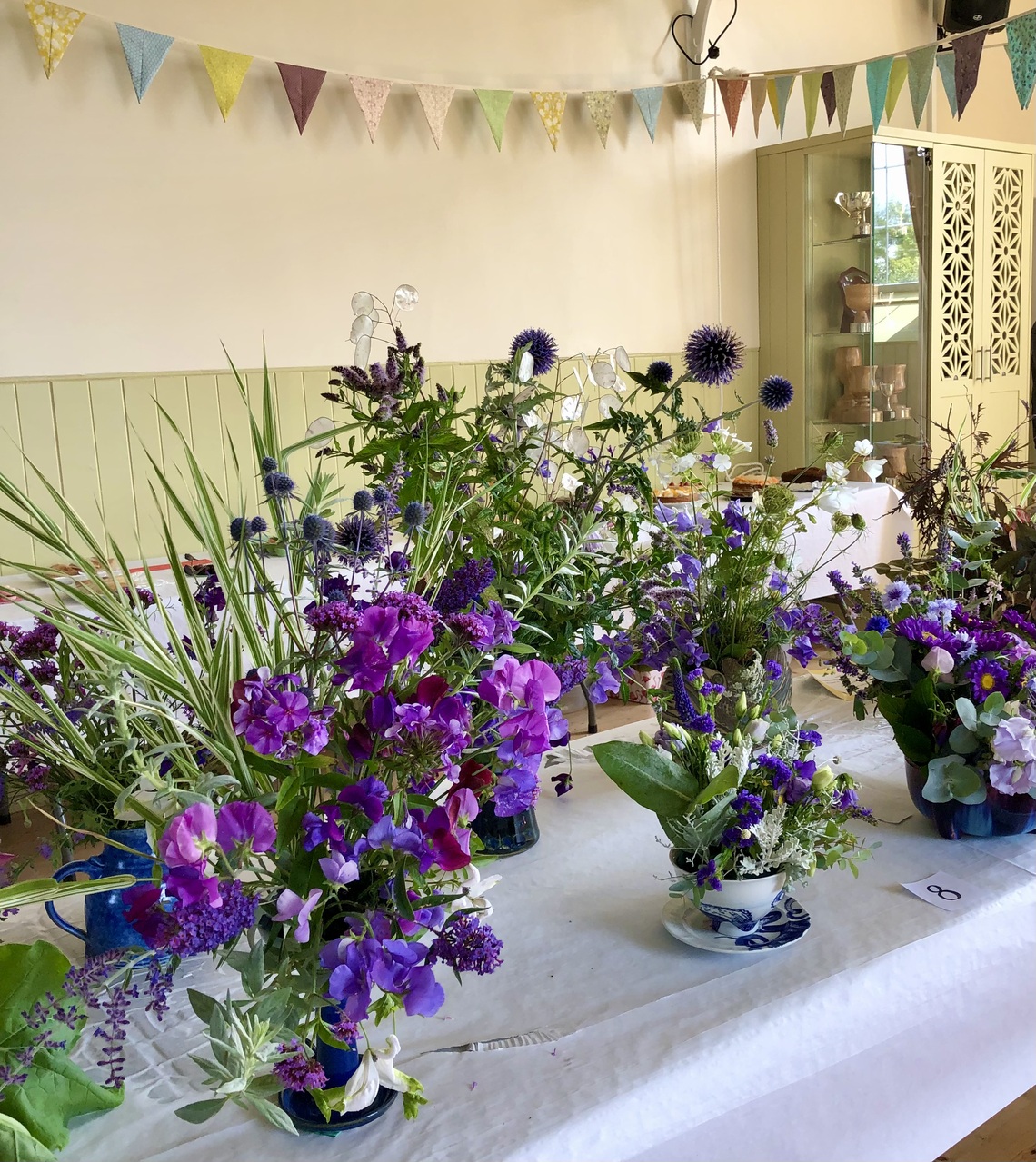 flowers in the hall