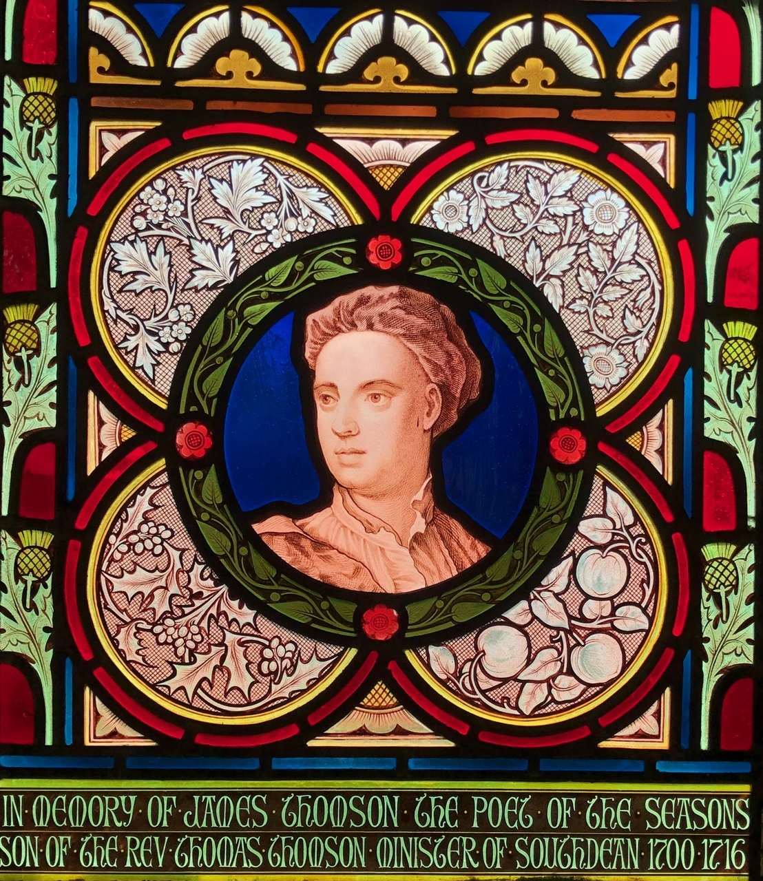 stained glass window